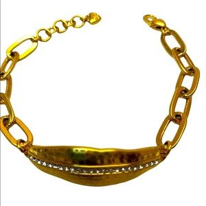 Brighton Goldplated Bracelet 7” plus 1” extender chain